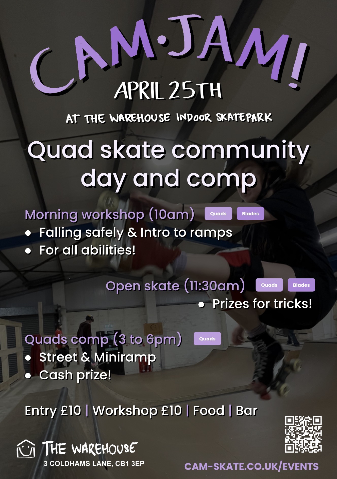 Cam Jam - Quad skate community day and comp